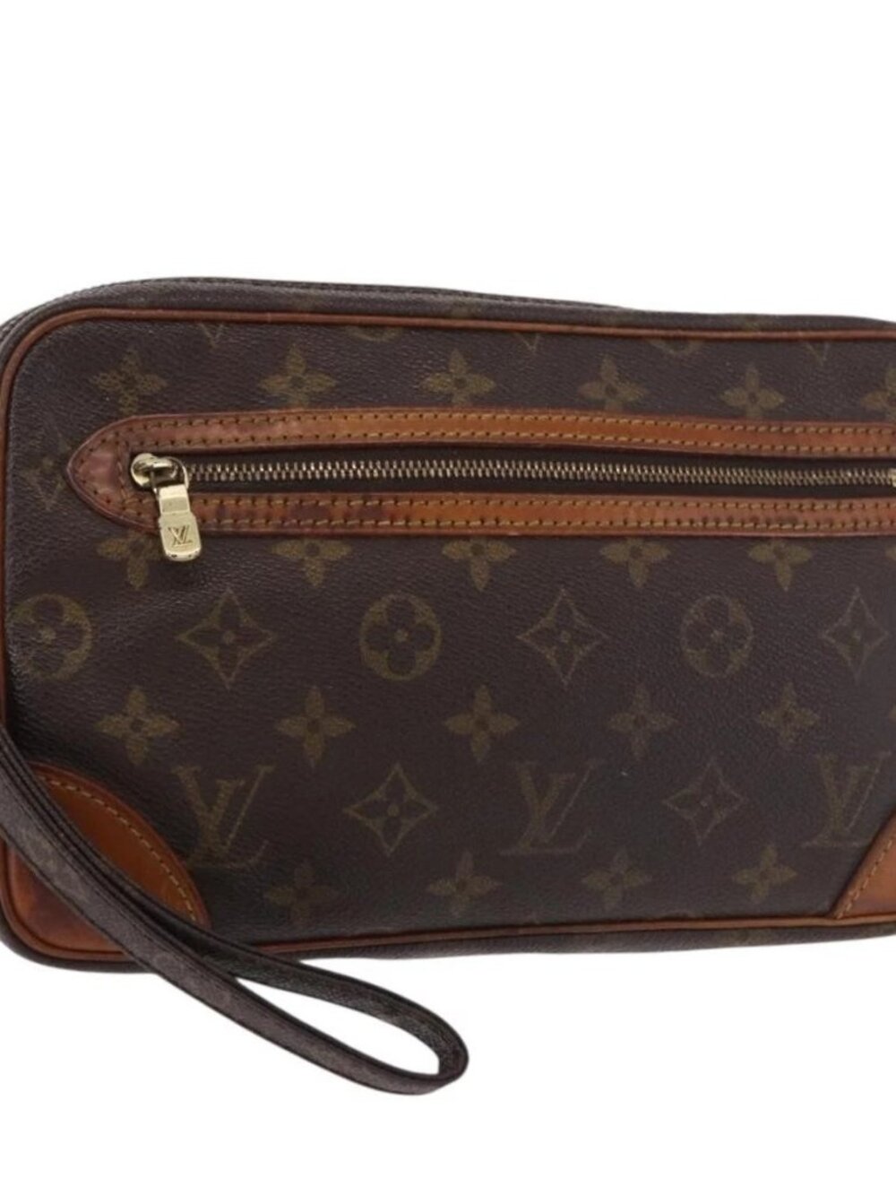 LOUIS VUITTON Monogram Marly Dragonne GM Clutch Bag M51825 LV Auth BA13662